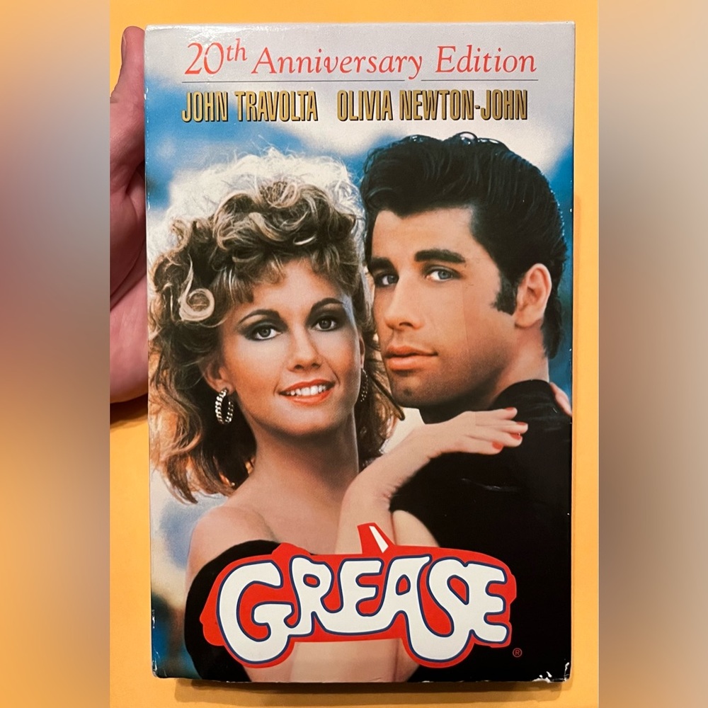Grease VHS 1978, 1998 20th Anniversary Edition with Script | No CD